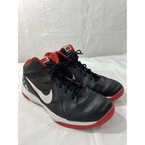 Nike Men  The Air Overplay IX Basketball Shoe Black/Red Sz 13 Style 831572-004